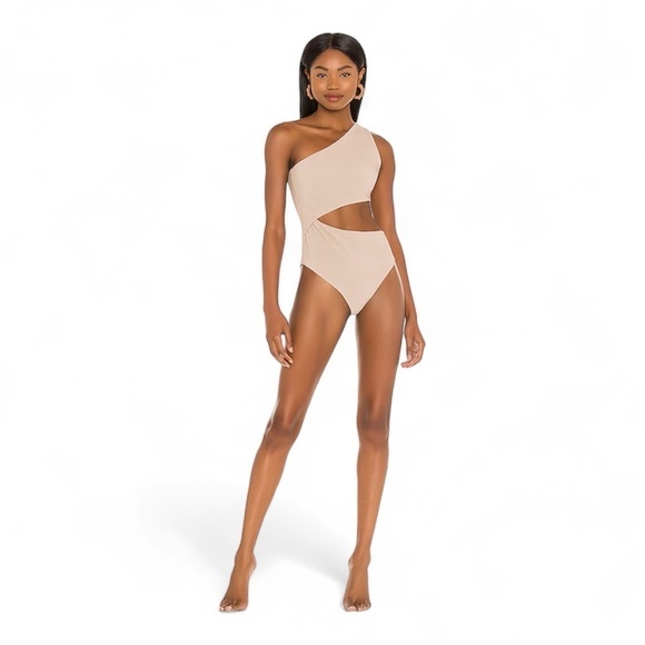 Beach Riot Celine One Piece in Tan NWT - Picture 1 of 7